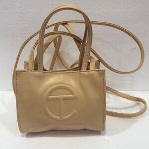 Telfar Beige Mini Bag EUC